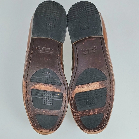 Johnston & Murphy Aragon II Tan Leather Slip On Kiltie Tassel Loafer - Picture 12 of 16